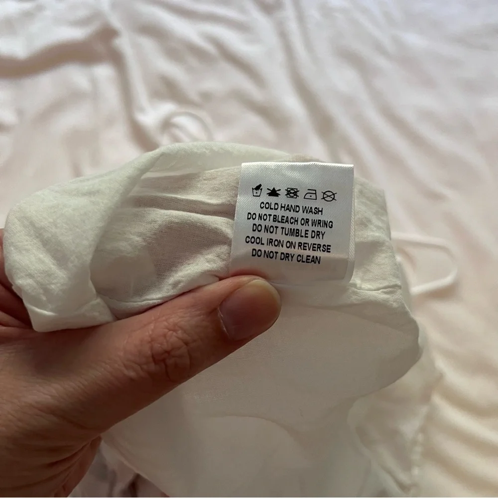 Princess Polly Jaye Ciao Italian White Mini Dress 6 - Picture 13 of 13